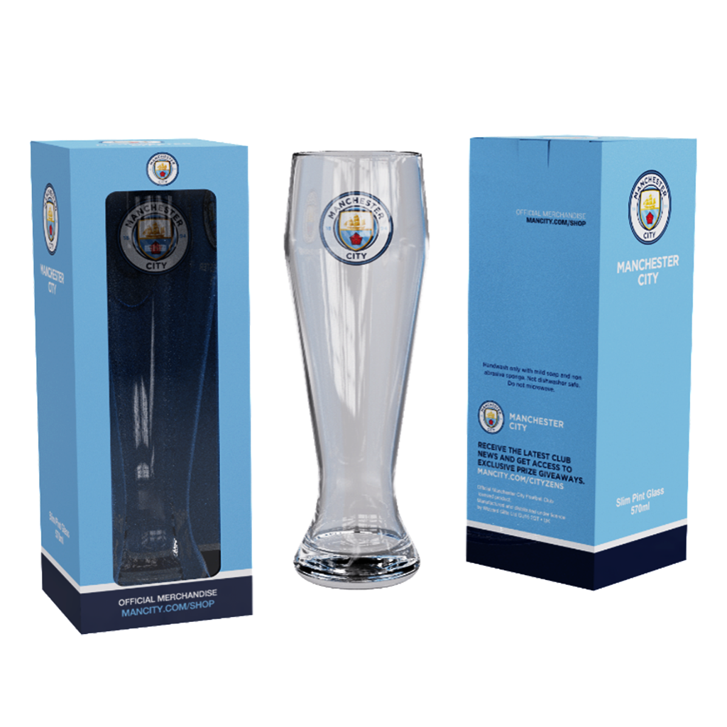 Crest Pint Glass