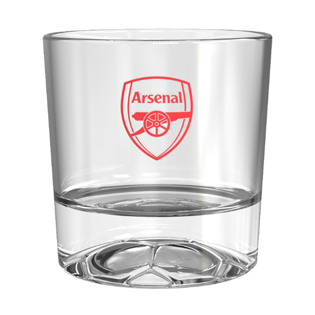 Football Carved Glass Tumbler Twin Gift Set