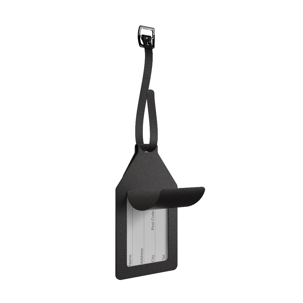 Luggage Tag with Airtag Protective Holder