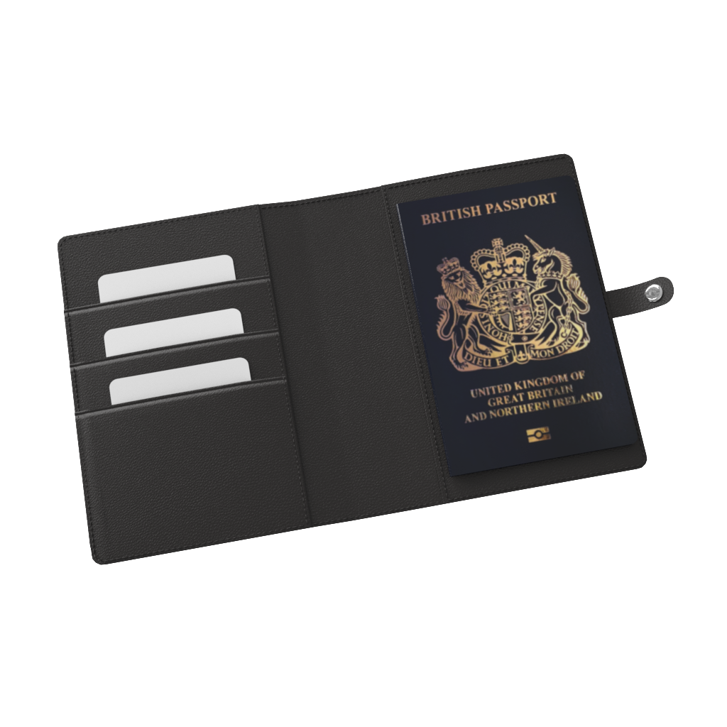 Passport Holder with Airtag Protective Case