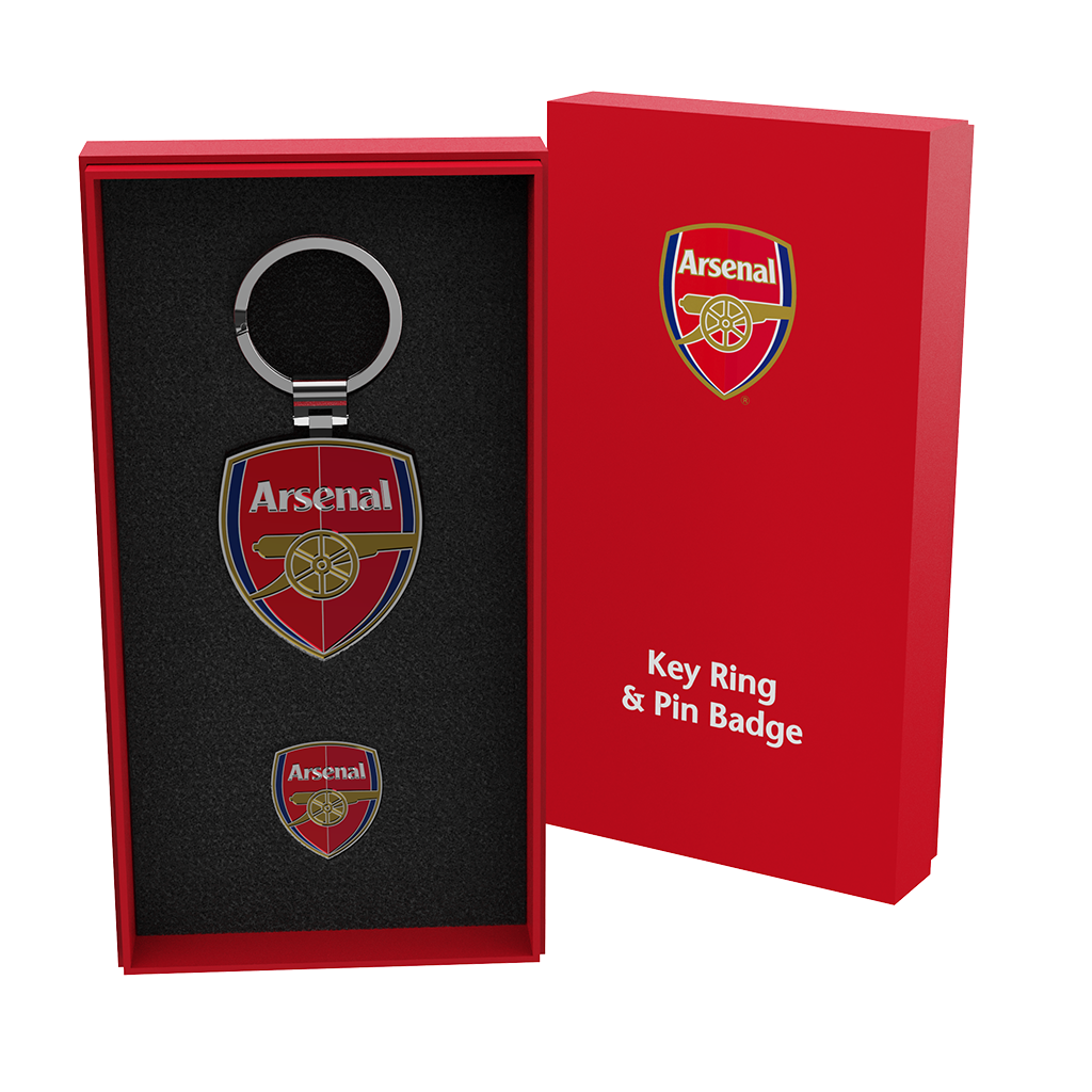 Key Ring And Pin Badge Gift Set