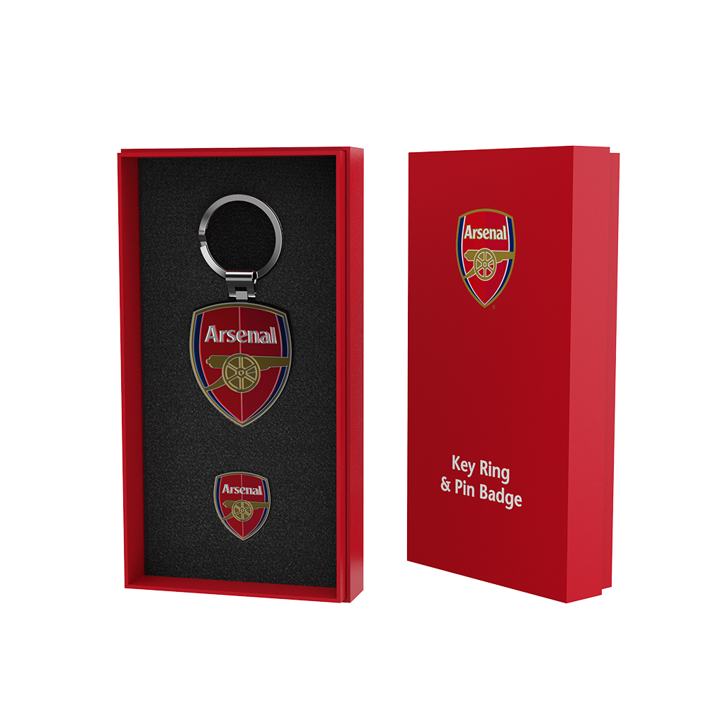 Key Ring And Pin Badge Gift Set