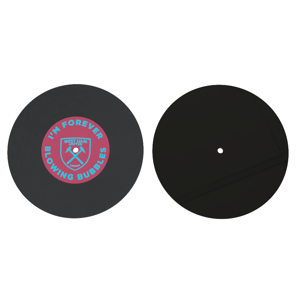 Record style Coasters 4pk | My Website