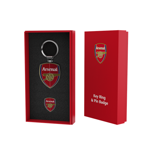 [ARS430] Key Ring And Pin Badge Gift Set