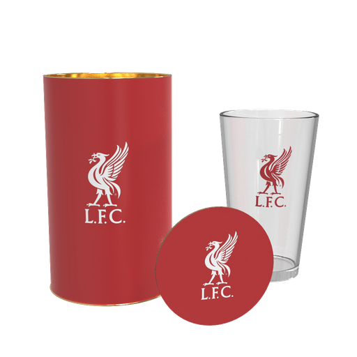 [LIV336] Glass Tumbler & Coaster Set
